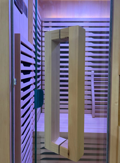 Blisspod, Milano, Full Spectrum Sauna, Canadian Hemlock Wood, Ultra Low EMF (2 Person) With 6 Heaters & Chromotherapy