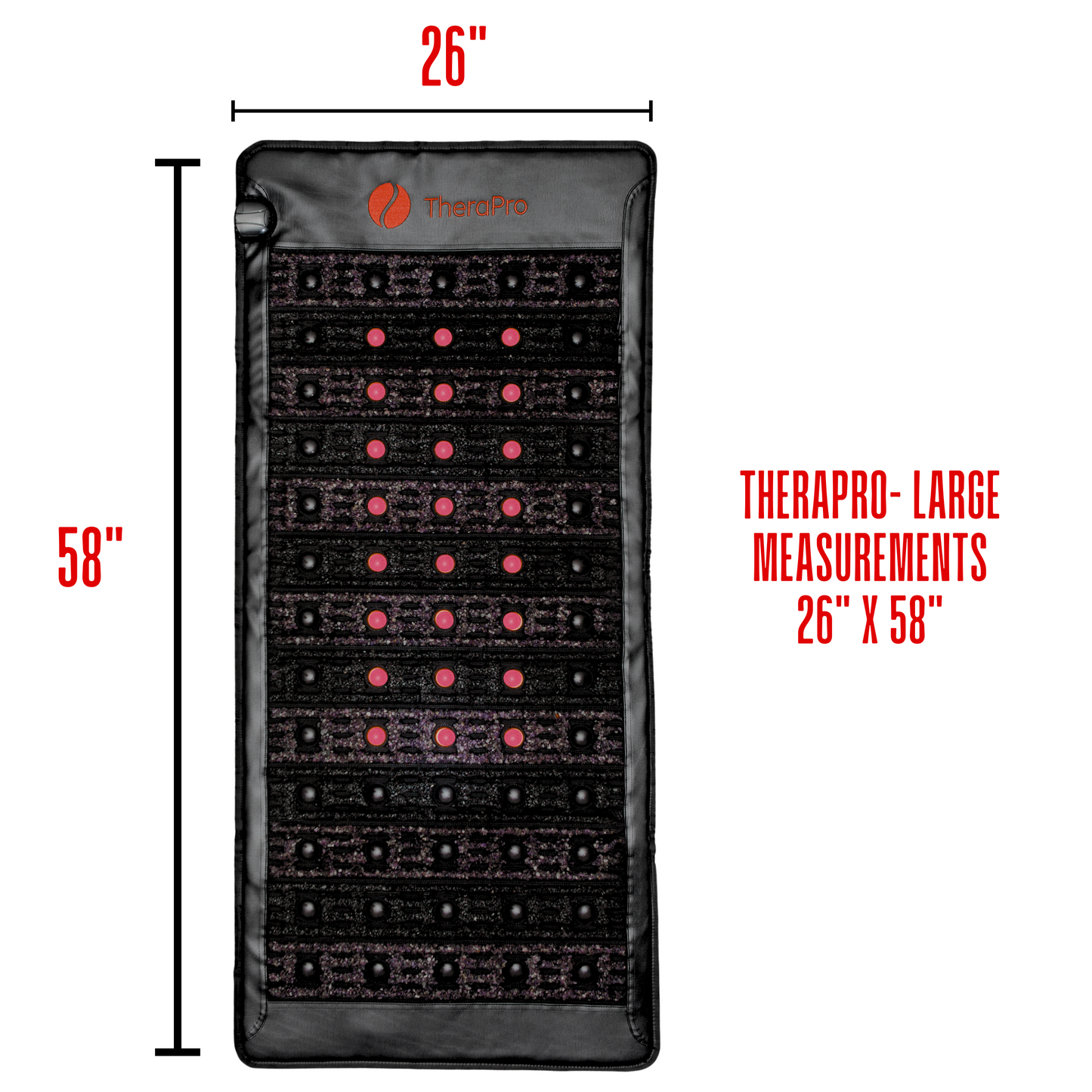 TheraPro Multi-Modality PEMF Infrared Red Light Therapy Pad Large