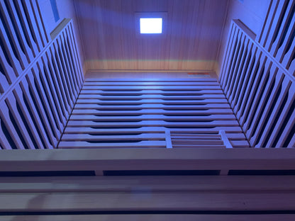 Blisspod, Milano, Full Spectrum Sauna, Canadian Hemlock Wood, Ultra Low EMF (2 Person) With 6 Heaters & Chromotherapy
