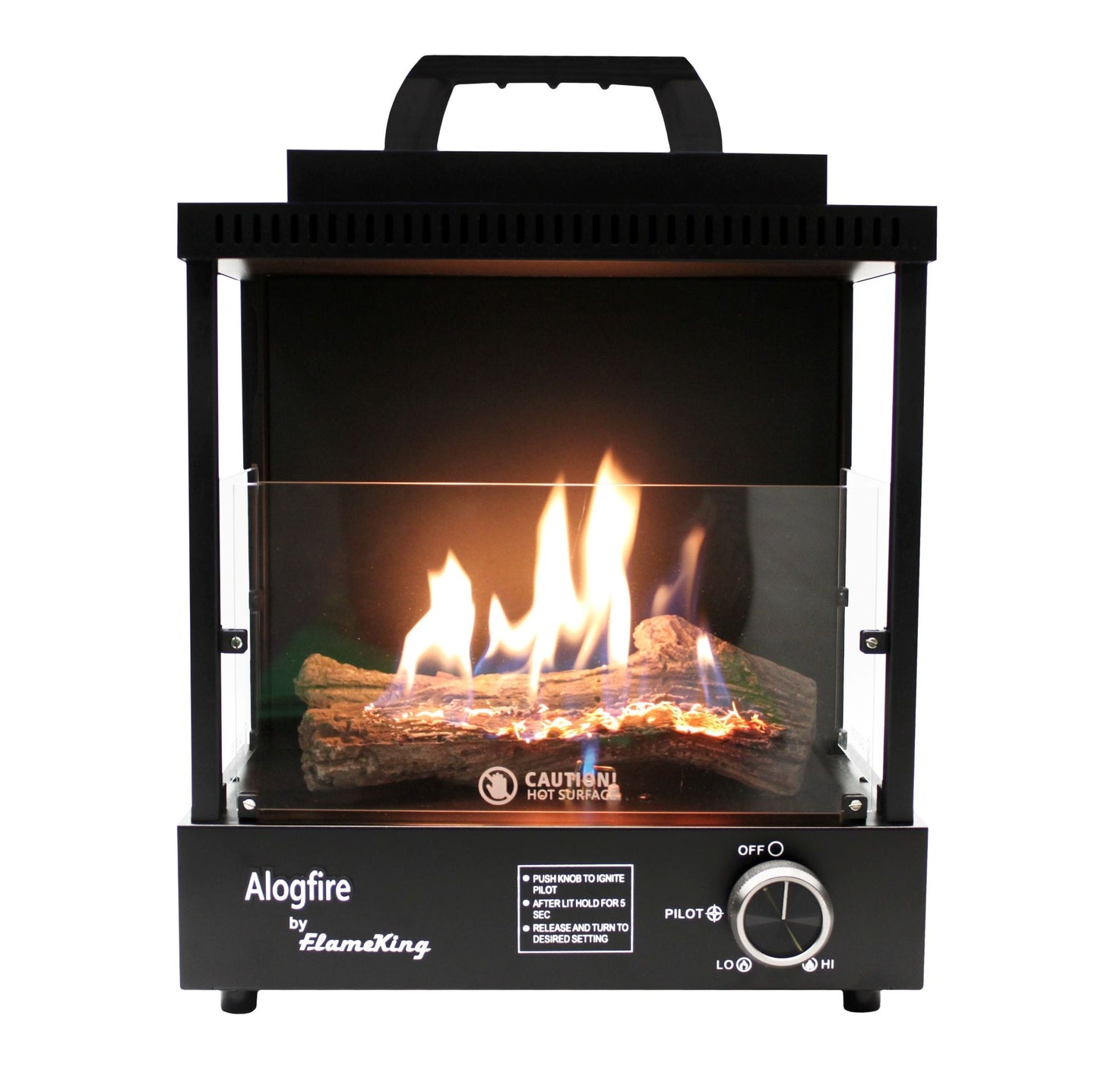 Portable Smokeless Propane Fireplace Heater for Indoor & Outdoor Ambiance and Warmth