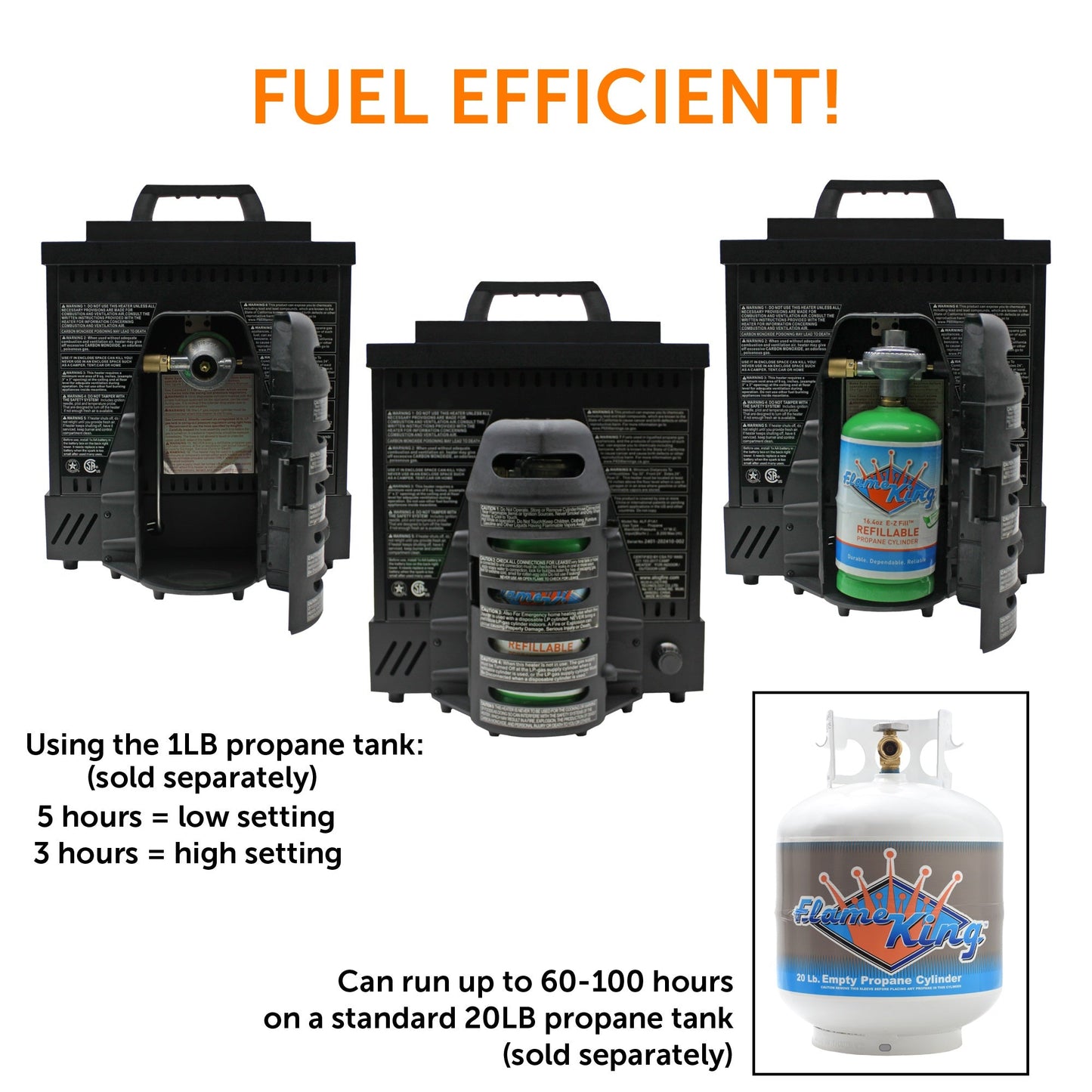 Portable Smokeless Propane Fireplace Heater for Indoor & Outdoor Ambiance and Warmth