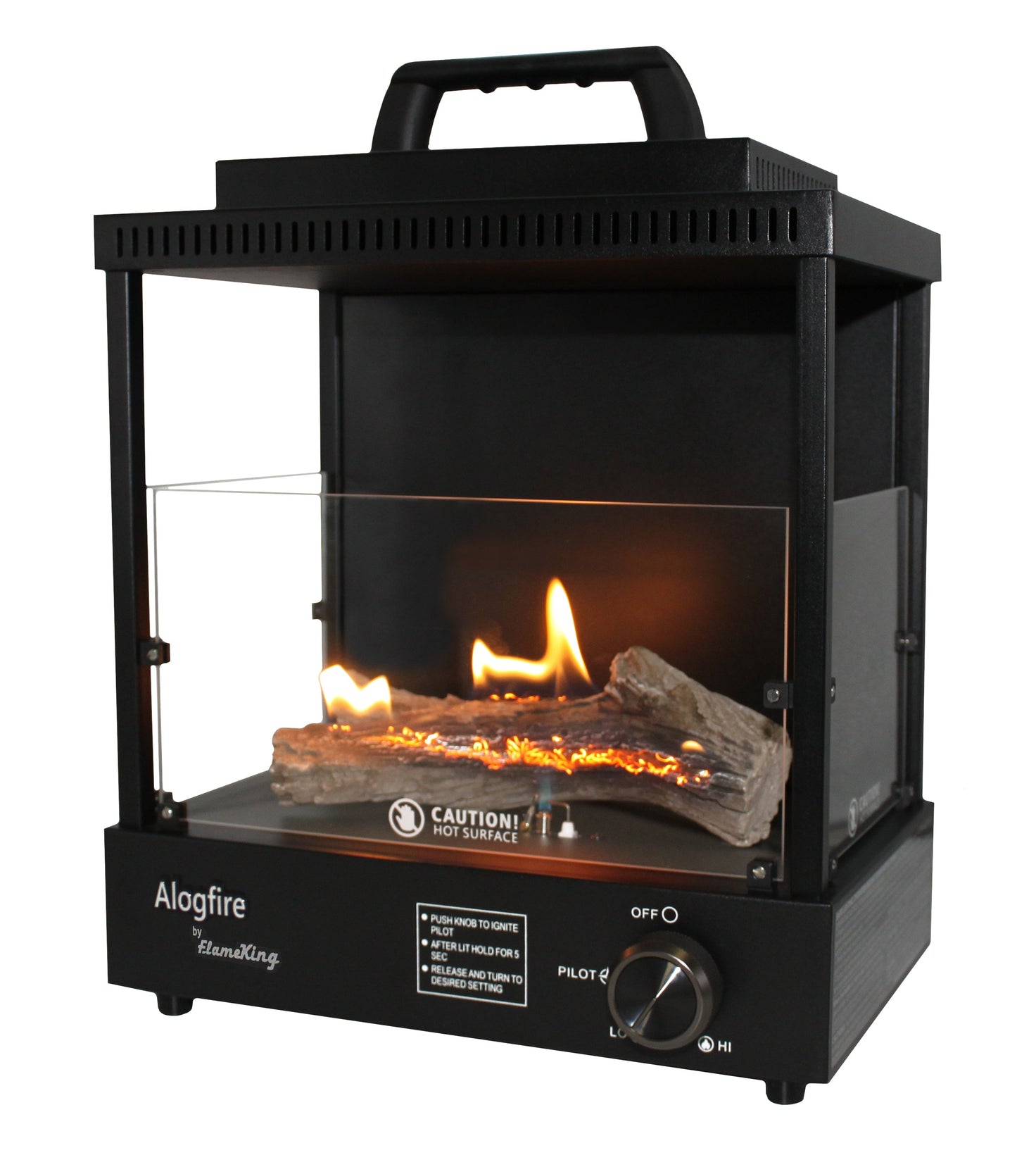 Portable Smokeless Propane Fireplace Heater for Indoor & Outdoor Ambiance and Warmth
