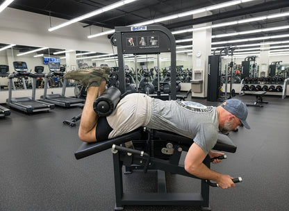 Selectorized Leg Extension & Prone Leg Curl Combo with 250lb Weight Stack