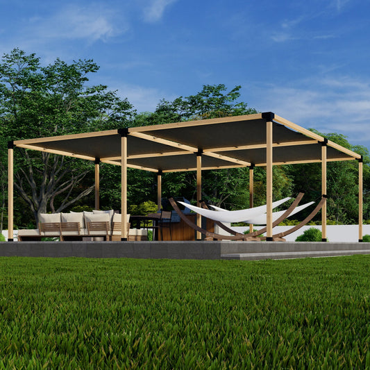 DIY Pergola Bracket Kit for Freestanding Pergola With Slatted Roof (Up to 24' x 24')