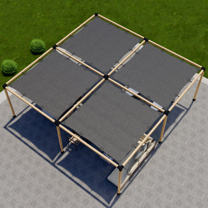 DIY Pergola Bracket Kit for Freestanding Pergola With Slatted Roof (Up to 24' x 24')