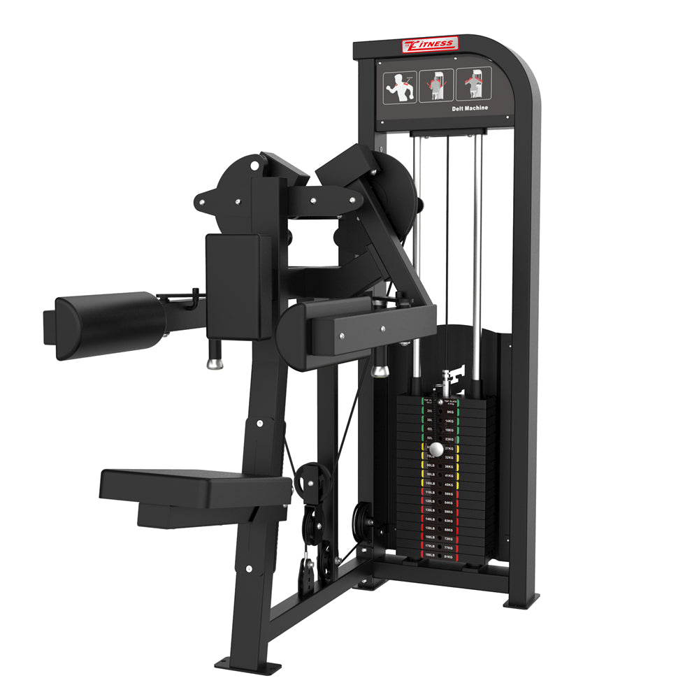 Selectorized Lateral Raise Delt Machine with 250lb Weight Stack