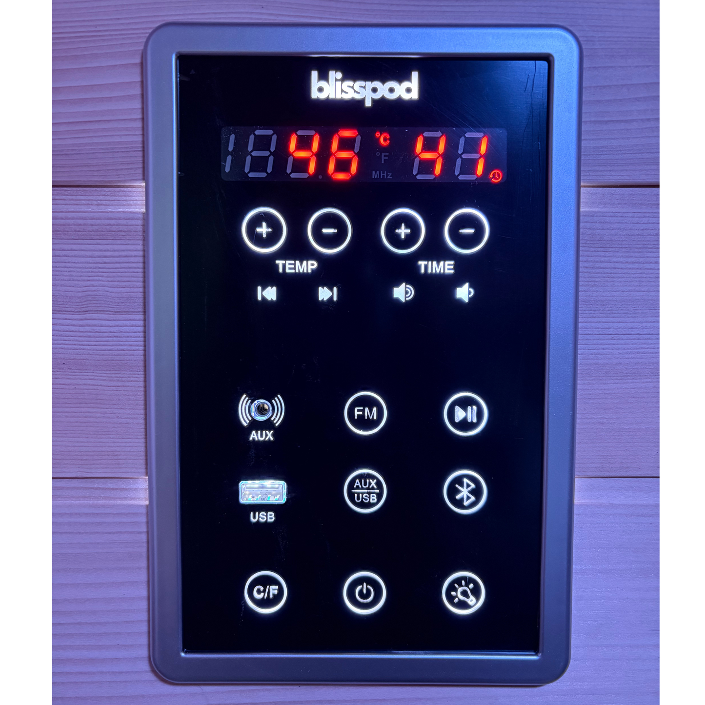 Blisspod | Malmö | All-In-One Infrared + Red Light Therapy | Premium Sauna | Low EMF | LED Chromotherapy | 2 Person