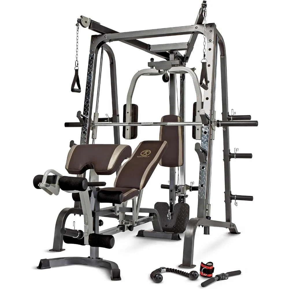 Home Gym Smith Cage with Leg Press Guide System