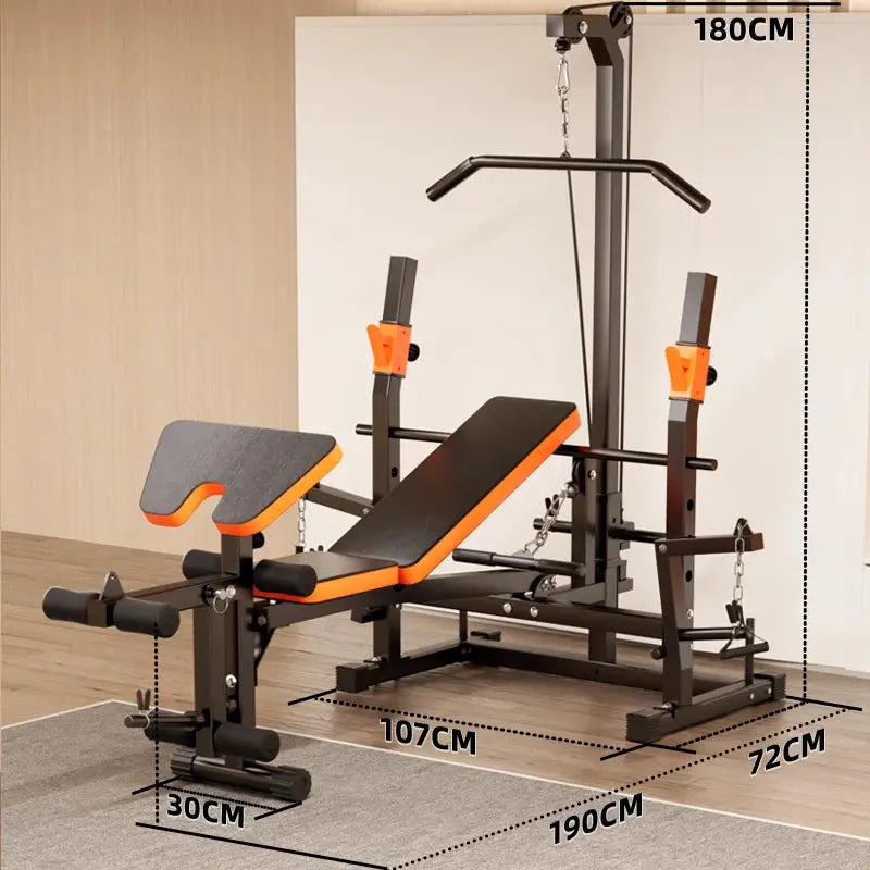 Multi-Functional Home Gym Bench Strength Training Equipment