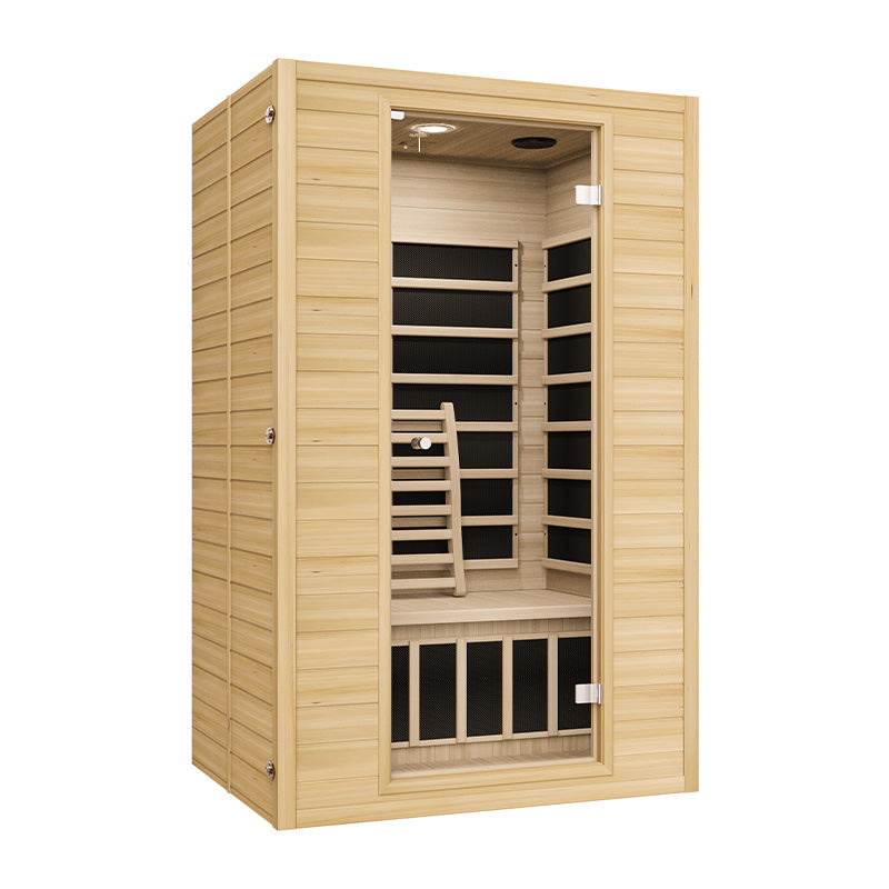 Blisspod, Vienna, Far Infrared Sauna, Canadian Hemlock, Very Low EMF (2 Person, 4 Heaters)