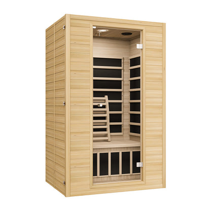 Blisspod, Vienna, Far Infrared Sauna, Canadian Hemlock, Very Low EMF (2 Person, 4 Heaters)