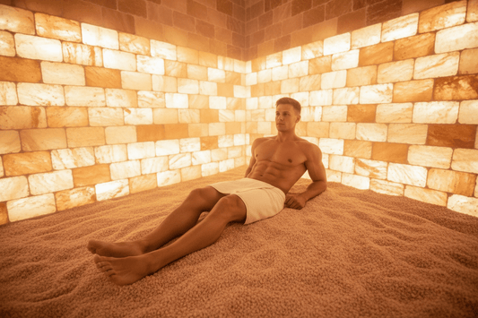 Himalayan Salt Sauna Bricks 8x4 Surface Area 35 Sq Feet Wellness Tiles
