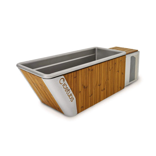 Icetubs IceBath Thermowood and Stainless Steel Cold Therapy Immersion Bath