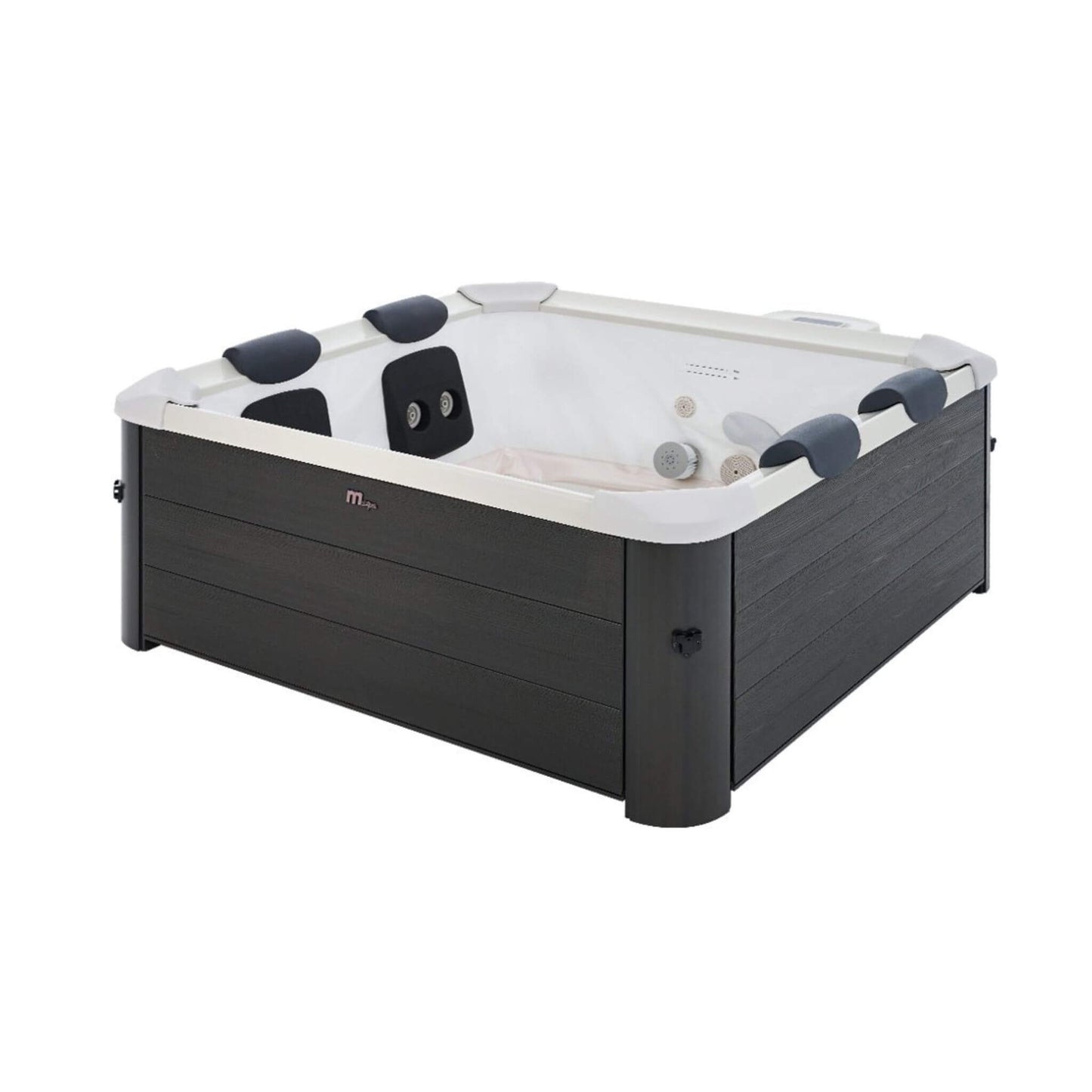 MSpa Oslo Supreme 6-Person Square Spa with LED Lights & App Control